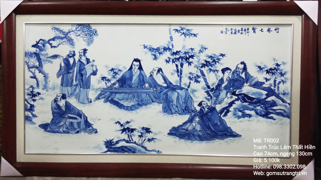 Tranh Trúc Lâm Thất Hiền